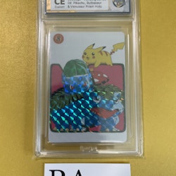 Pikachu, Bulbasaur & Venusaur Bootleg s- Vending Series 08 Prism Holo Pokemon Graded Card CE Rauk Card