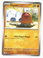 Diglett Common 103/197 Obsidian Flames Pokemon