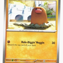 Diglett Common 103/197 Obsidian Flames Pokemon