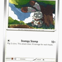 Bunnelby Common 175/197 Obsidian Flames Pokemon