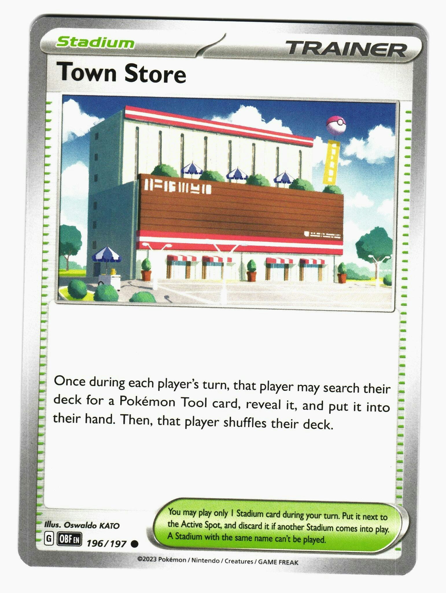 Town Store Uncommon 196/197 Obsidian Flames Pokemon
