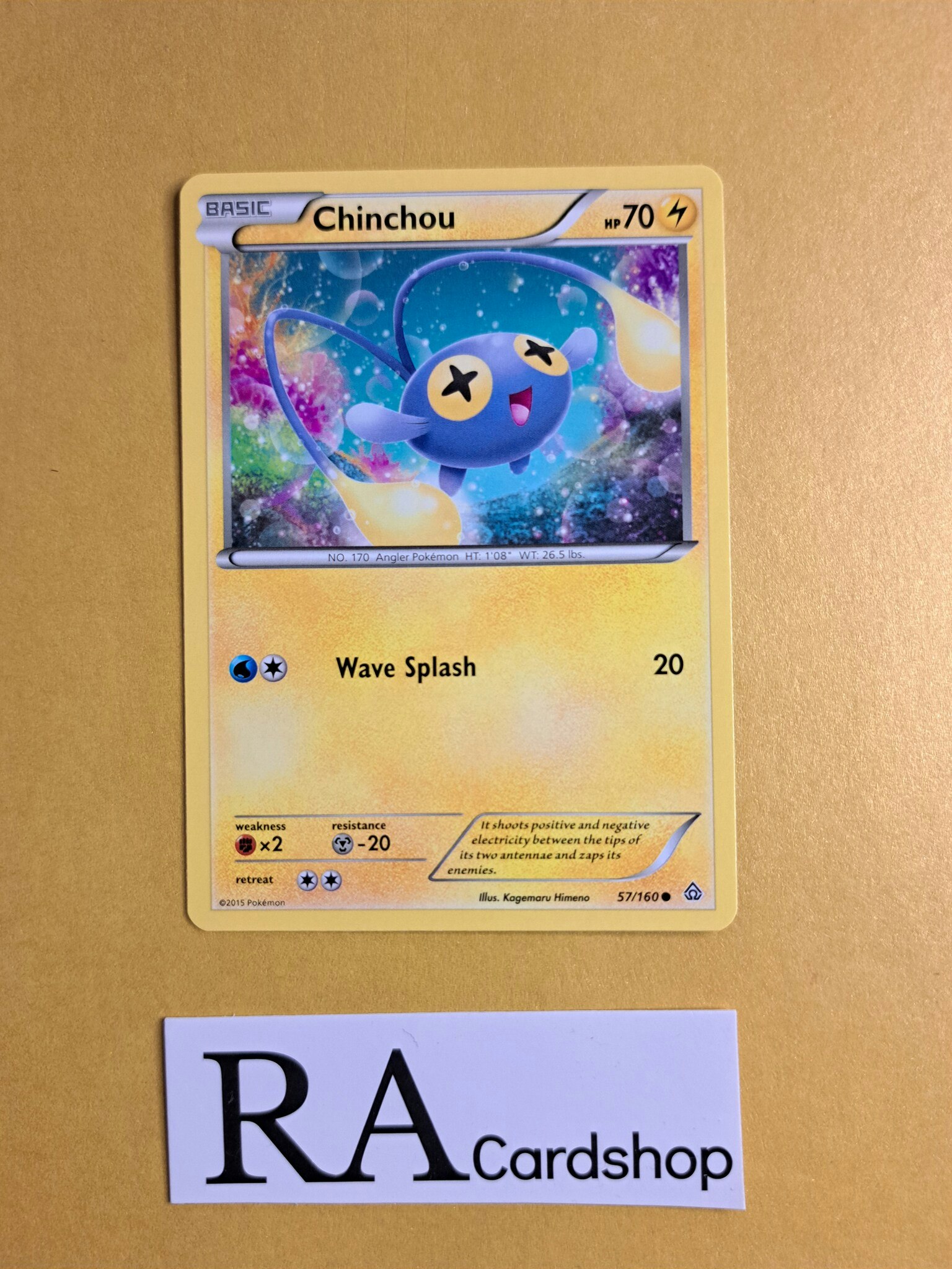 Chinchou Common 57/160 Primal Clash Pokemon