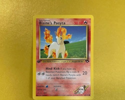 Blains Ponyta Common 1st Edition 64/132 Gym Challenge Pokemon