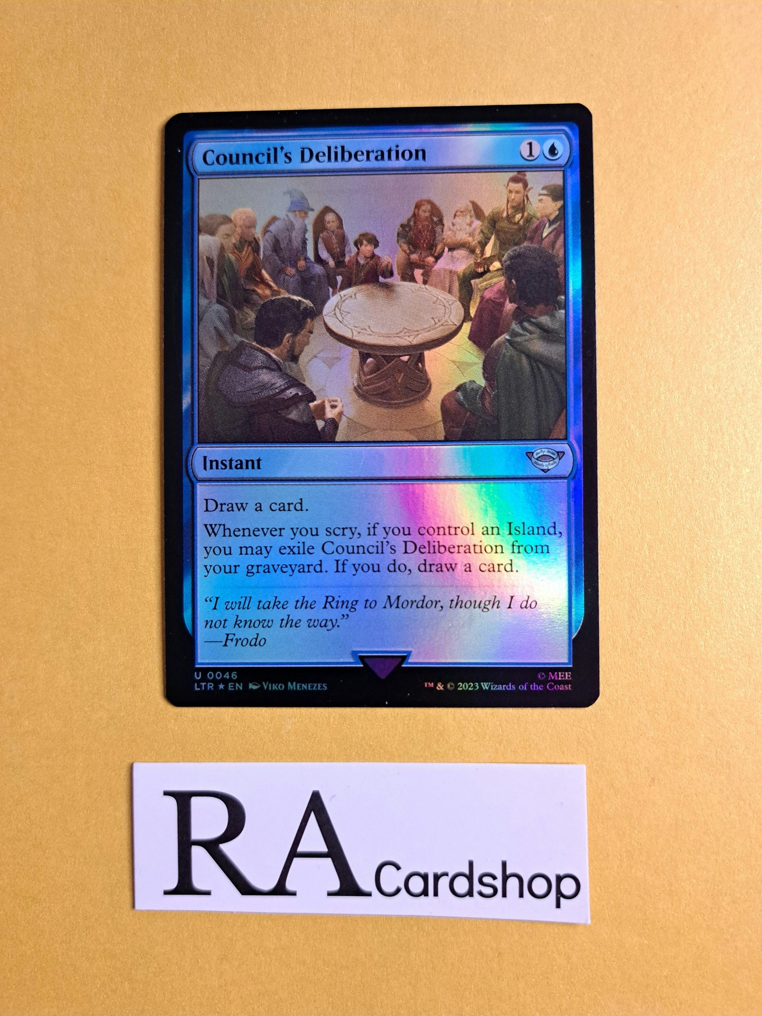 Councils Deliberation Uncommon Foil 046 The Lord of the Rings Tales of Middle-earth Magic the Gathering