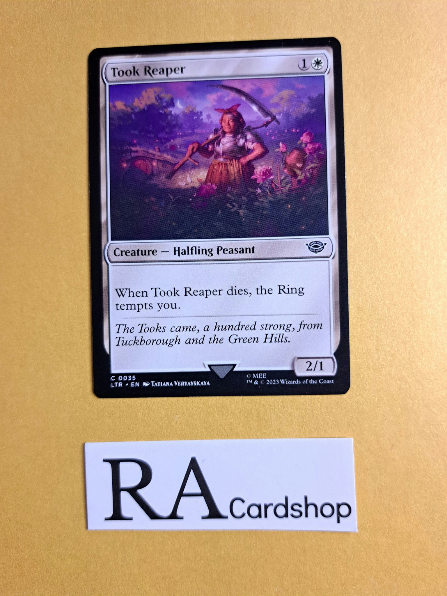 Took Reaper Common 035 The Lord of the Rings Tales of Middle-earth Magic the Gathering