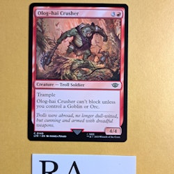 Olog-hai Crusher Common 140 The Lord of the Rings Tales of Middle-earth Magic the Gathering