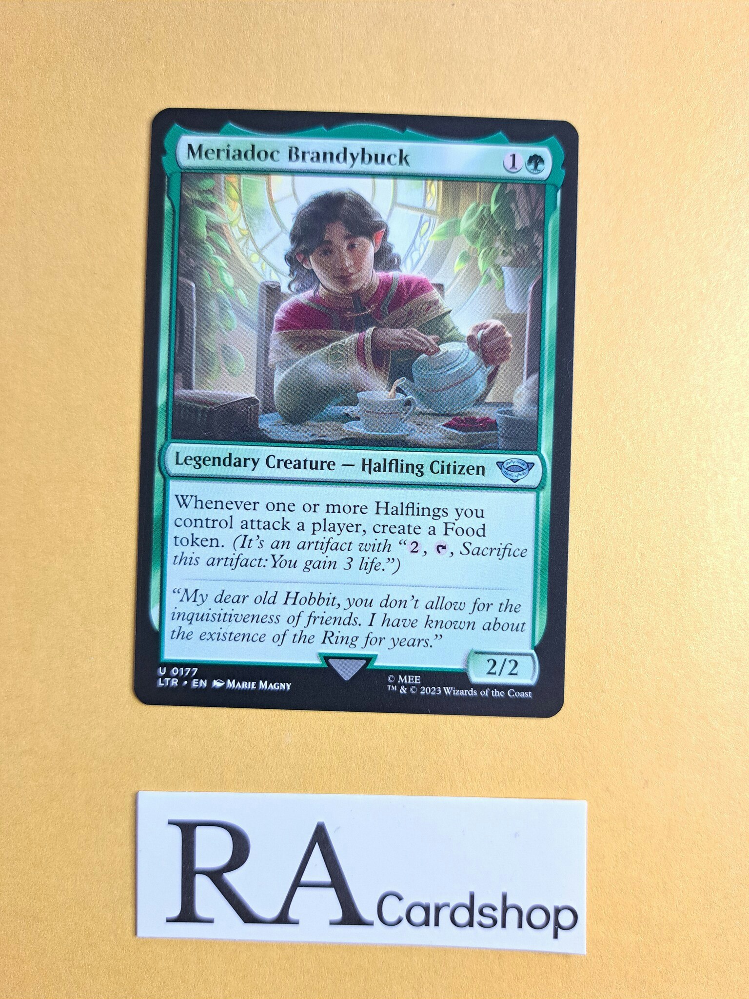 Meriadoc Brandybuck Uncommon 177 The Lord of the Rings Tales of Middle-earth Magic the Gathering