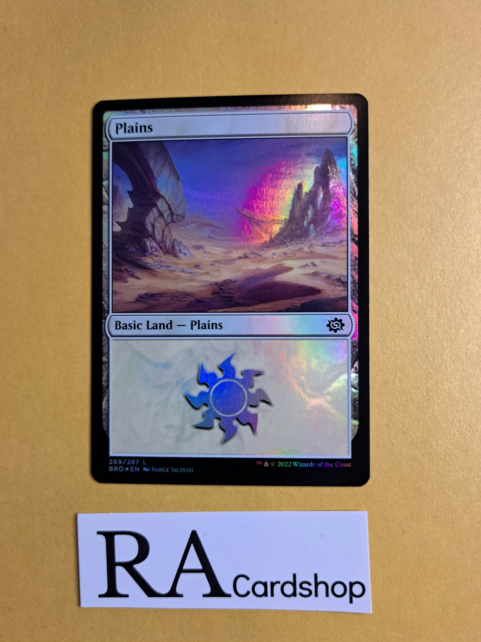 Plains Land Foil 269/287 The Brothers War Magic the Gathering