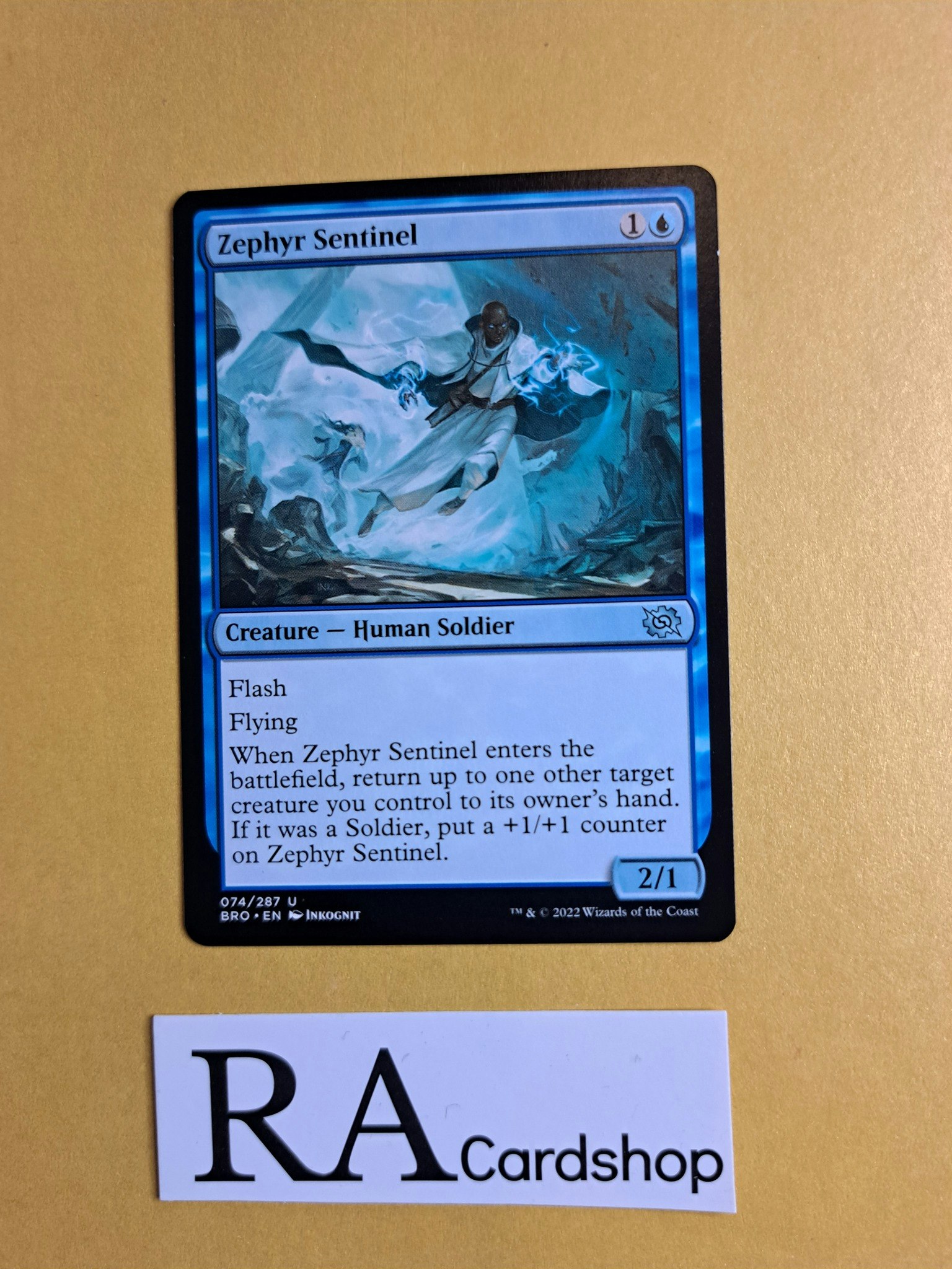 Zephyr Sentinel Uncommon 074/287 The Brothers War Magic the Gathering