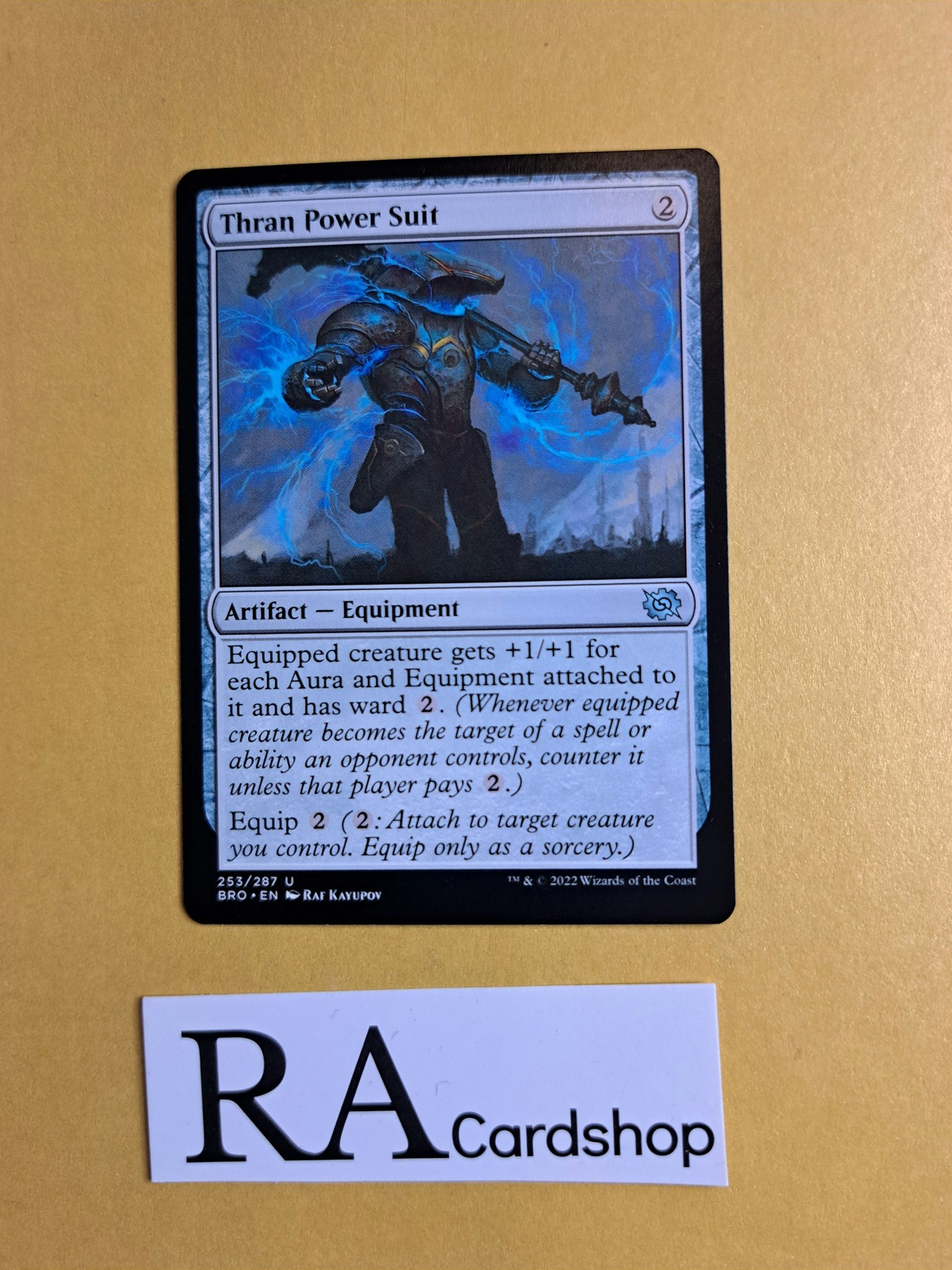 Thran Power Suit Uncommon 253/287 The Brothers War Magic the Gathering