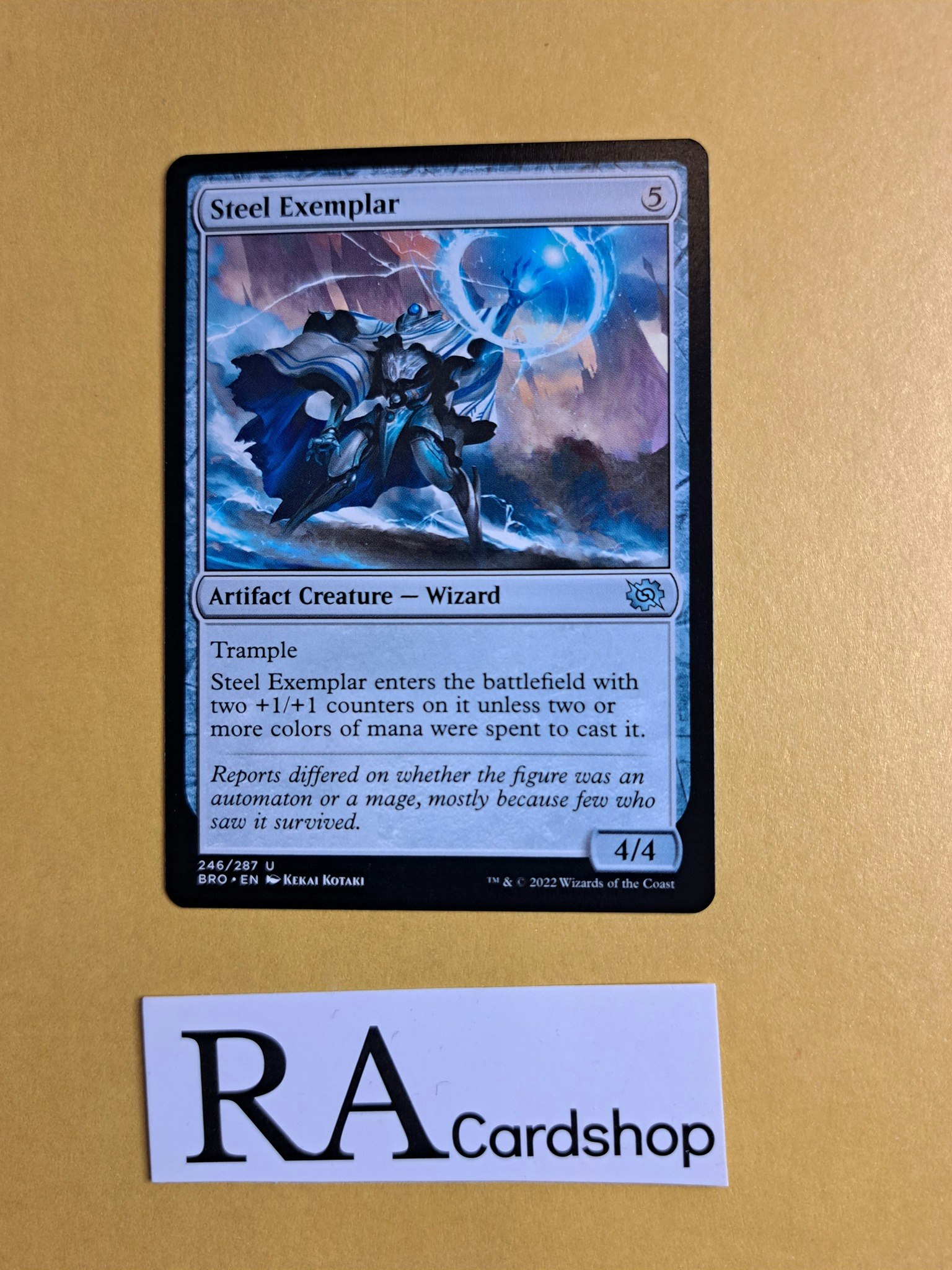 Steel exemplar Uncommon 246/287 The Brothers War Magic the Gathering