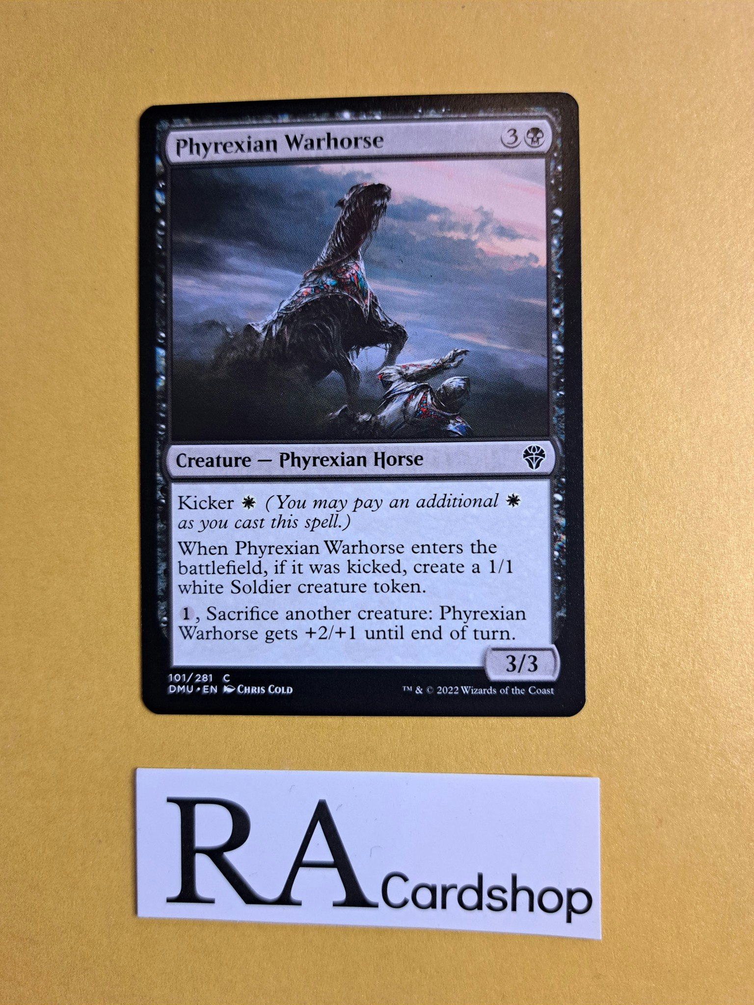 Phyrexian Warhorse Common 101/281 Dominaria United (DMU) Magic the Gathering