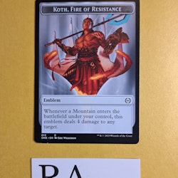 Token Koth Fire of Restistance 013 Phyrexia All Will Be One Magic the Gathering