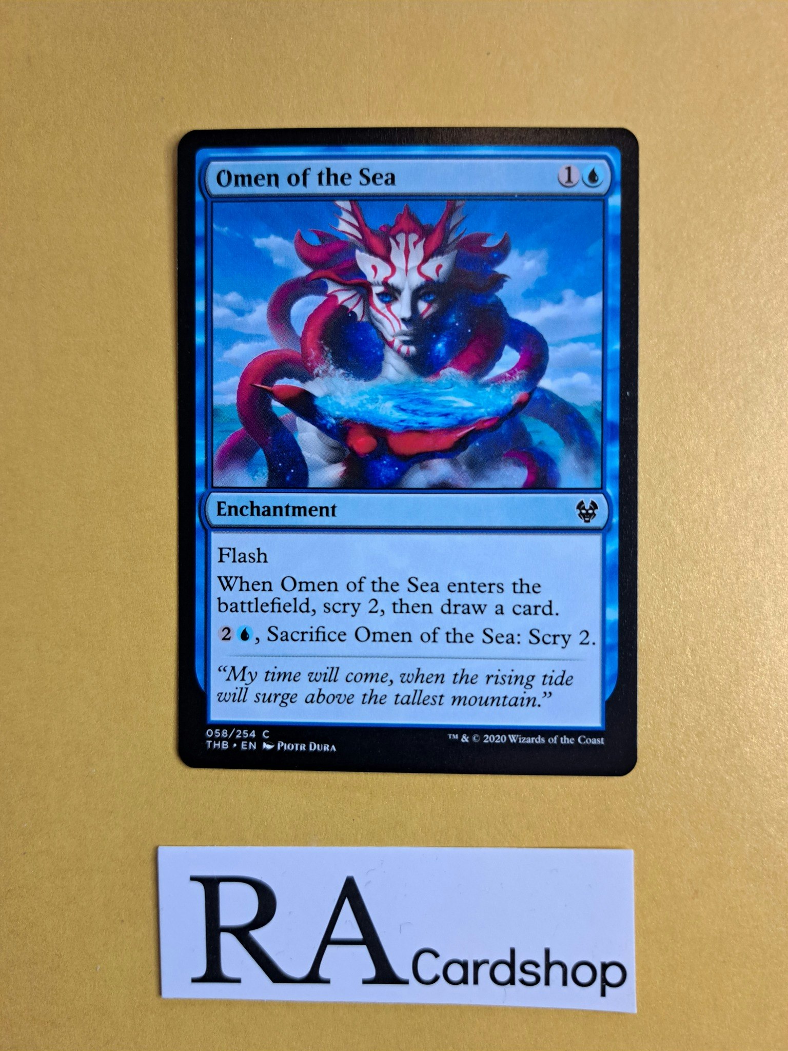 Omen of the Sea Common 058/254 Theros Beyond Death (THB) Magic the Gathering