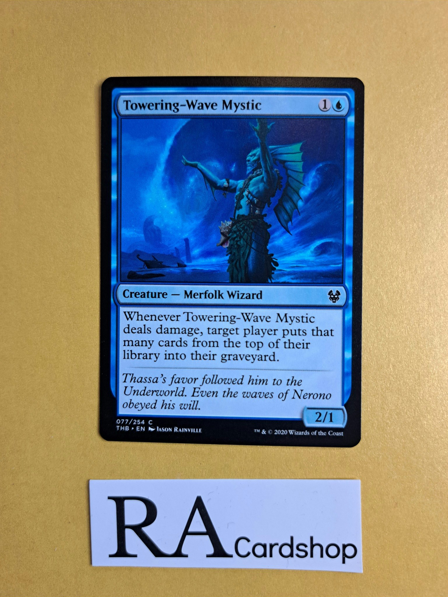 Towering-Wave Mystic Common 077/254 Theros Beyond Death (THB) Magic the Gathering