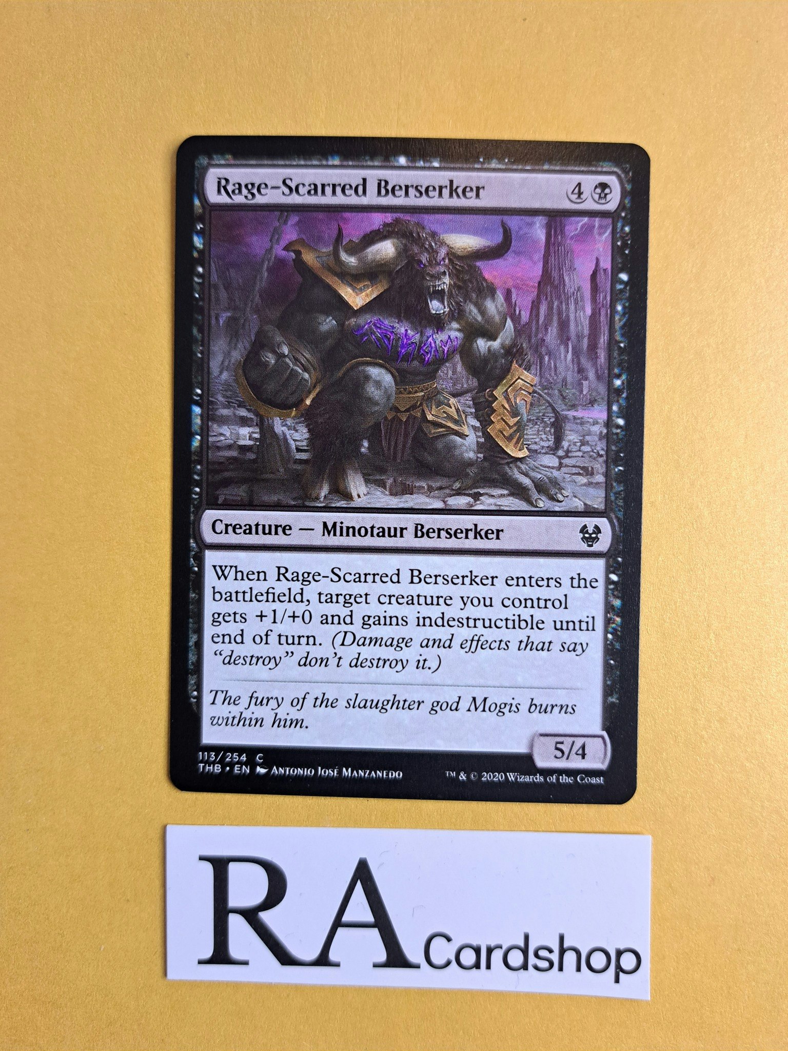 Rage-Scarred Berserker Common 113/254 Theros Beyond Death (THB) Magic the Gathering