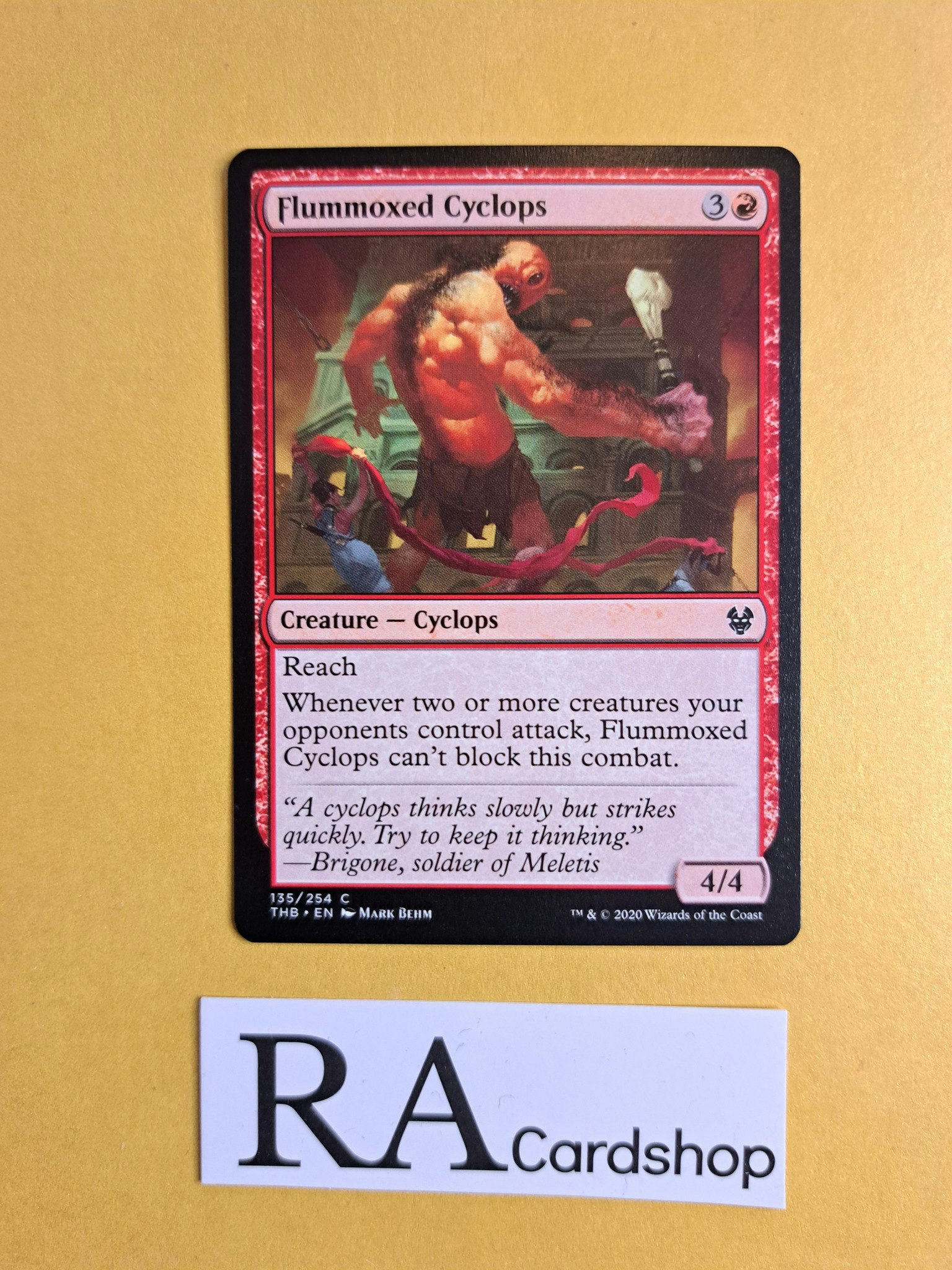 Flummoxed Cyclops Common 135/254 Theros Beyond Death (THB) Magic the Gathering