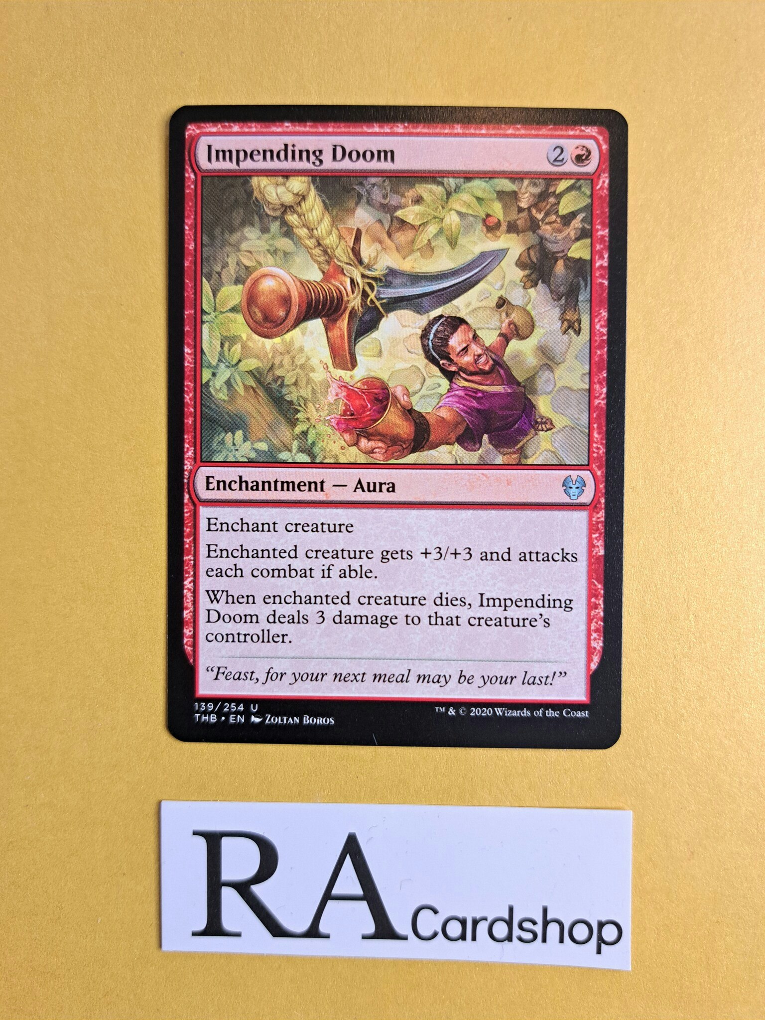 Impending Doom Uncommon 139/254 Theros Beyond Death (THB) Magic the Gathering