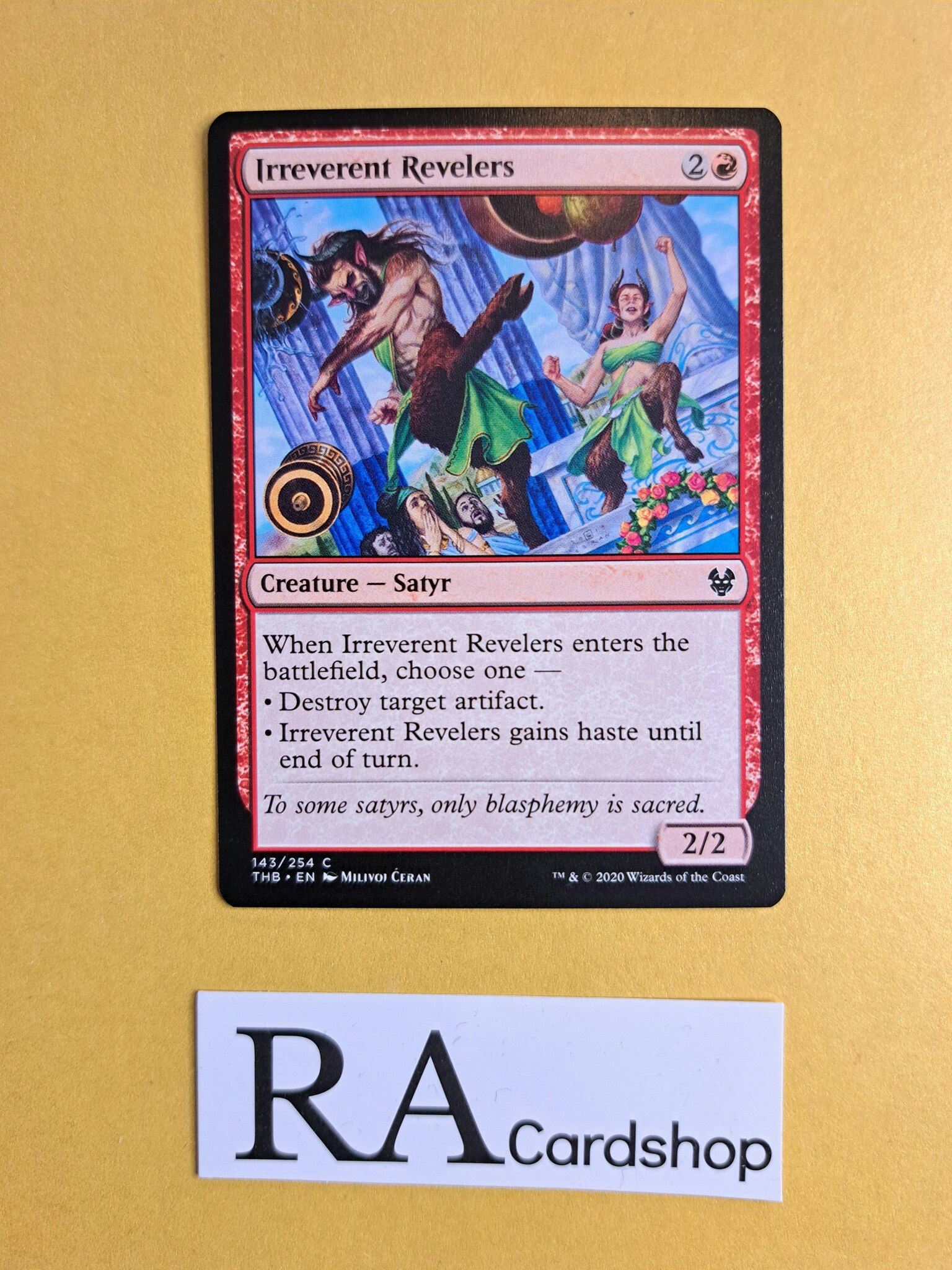 Irreverent Revelers Common 143/254 Theros Beyond Death Magic the Gathering