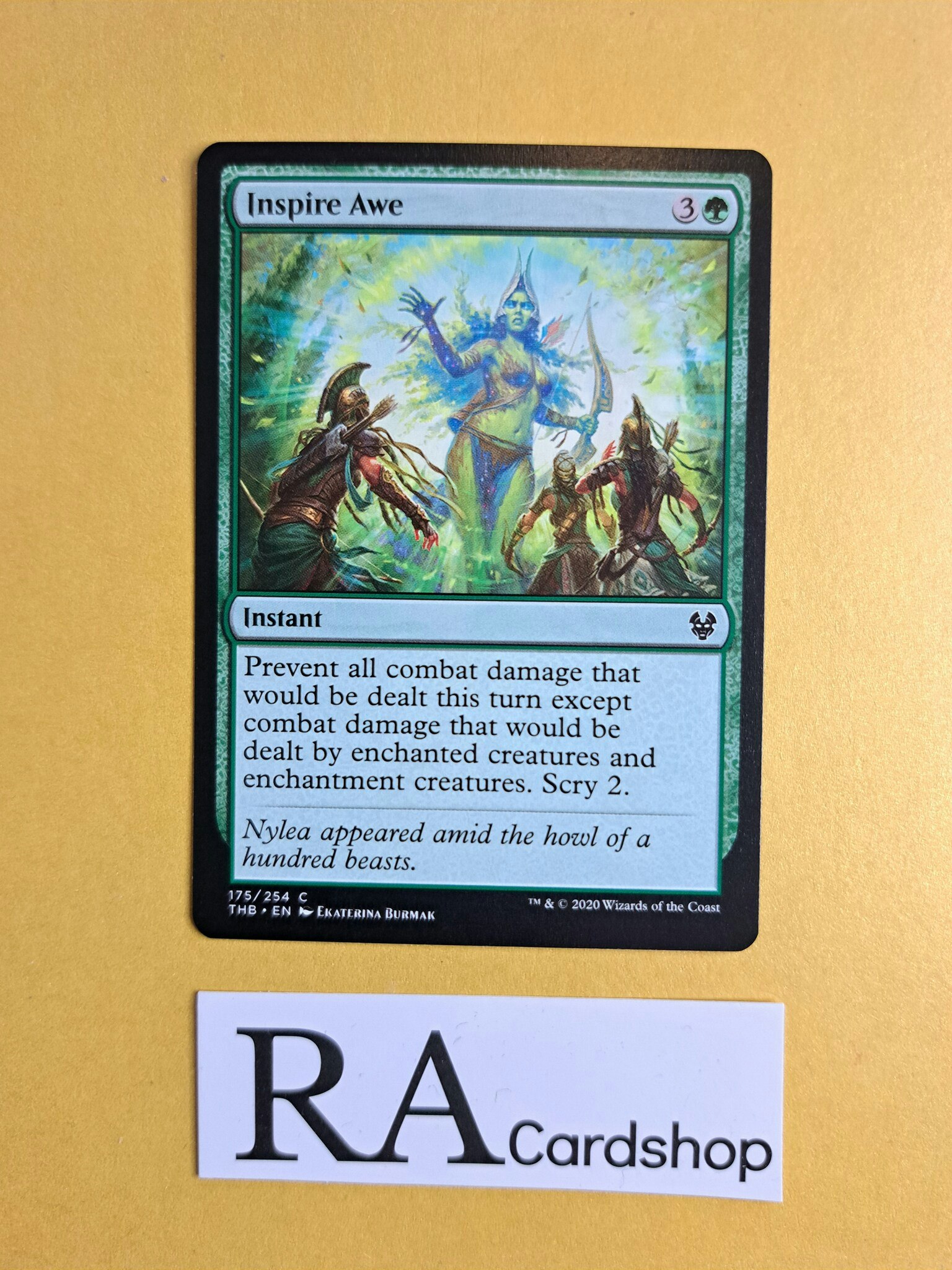 Inspire Awe Common 175/254 Theros Beyond Death Magic the Gathering