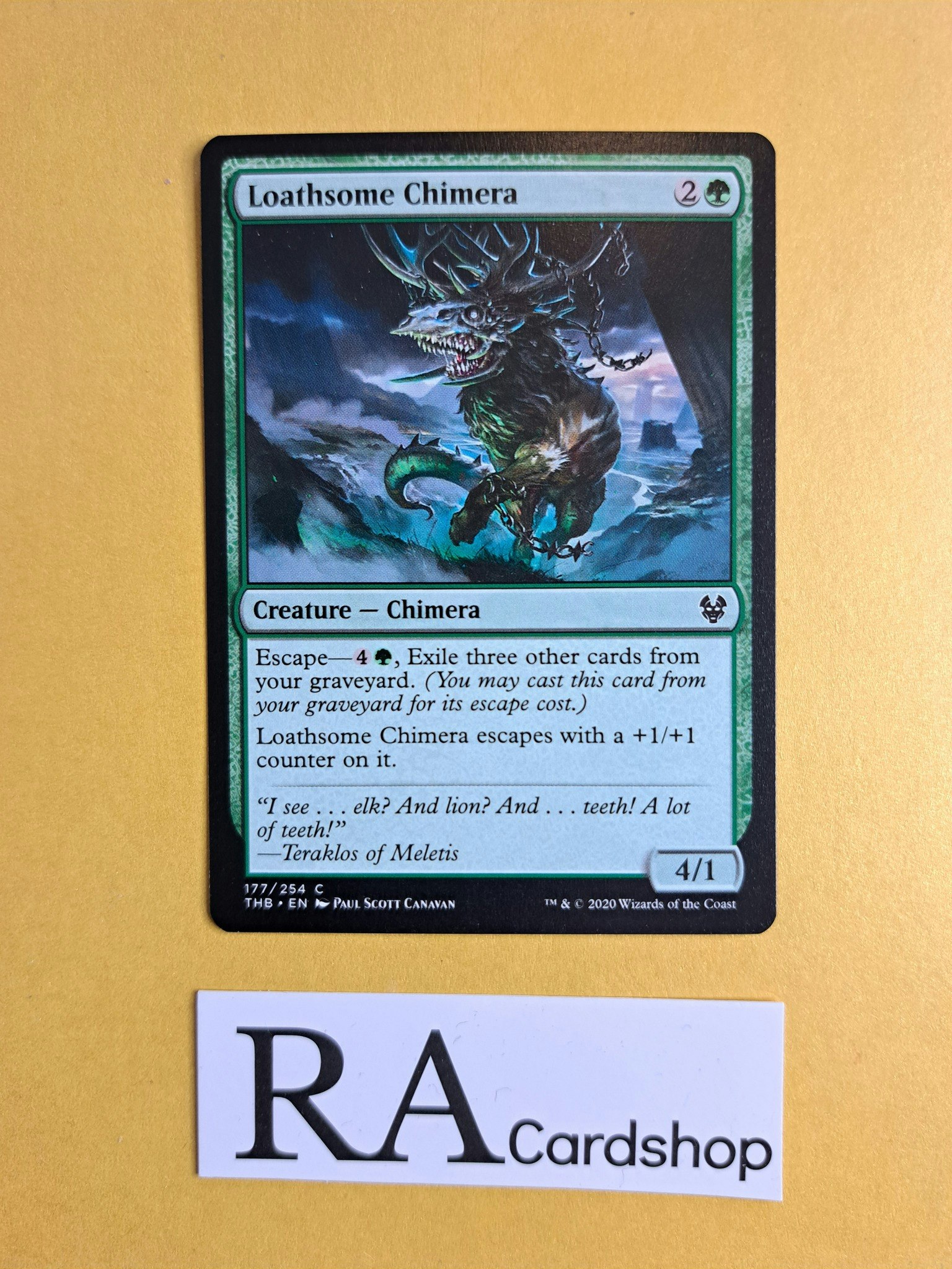 Loathsome Chimera Common 177/254 Theros Beyond Death Magic the Gathering