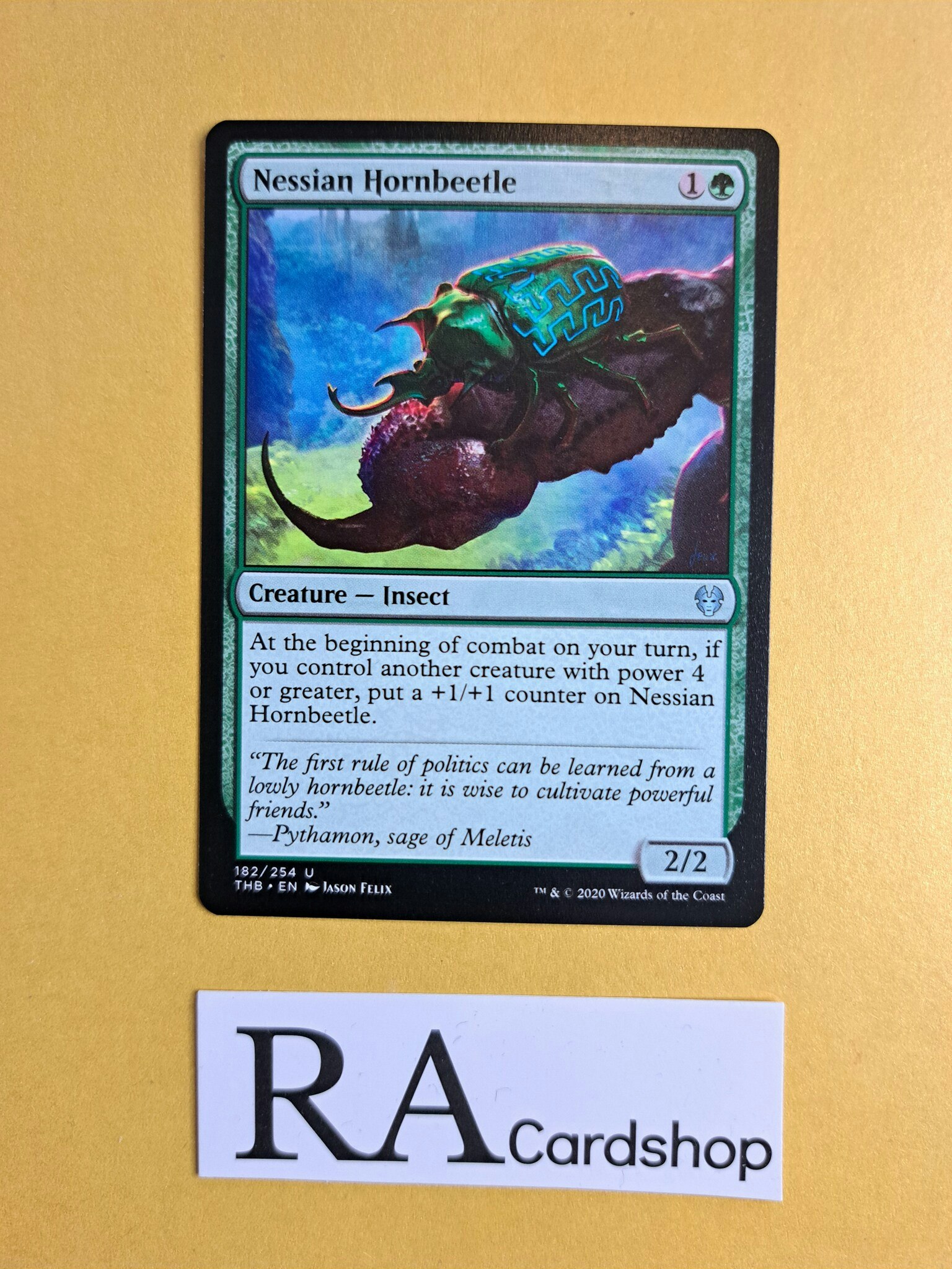 Nessian Hornbeetle Uncommon 182/254 Theros Beyond Death (THB) Magic the Gathering