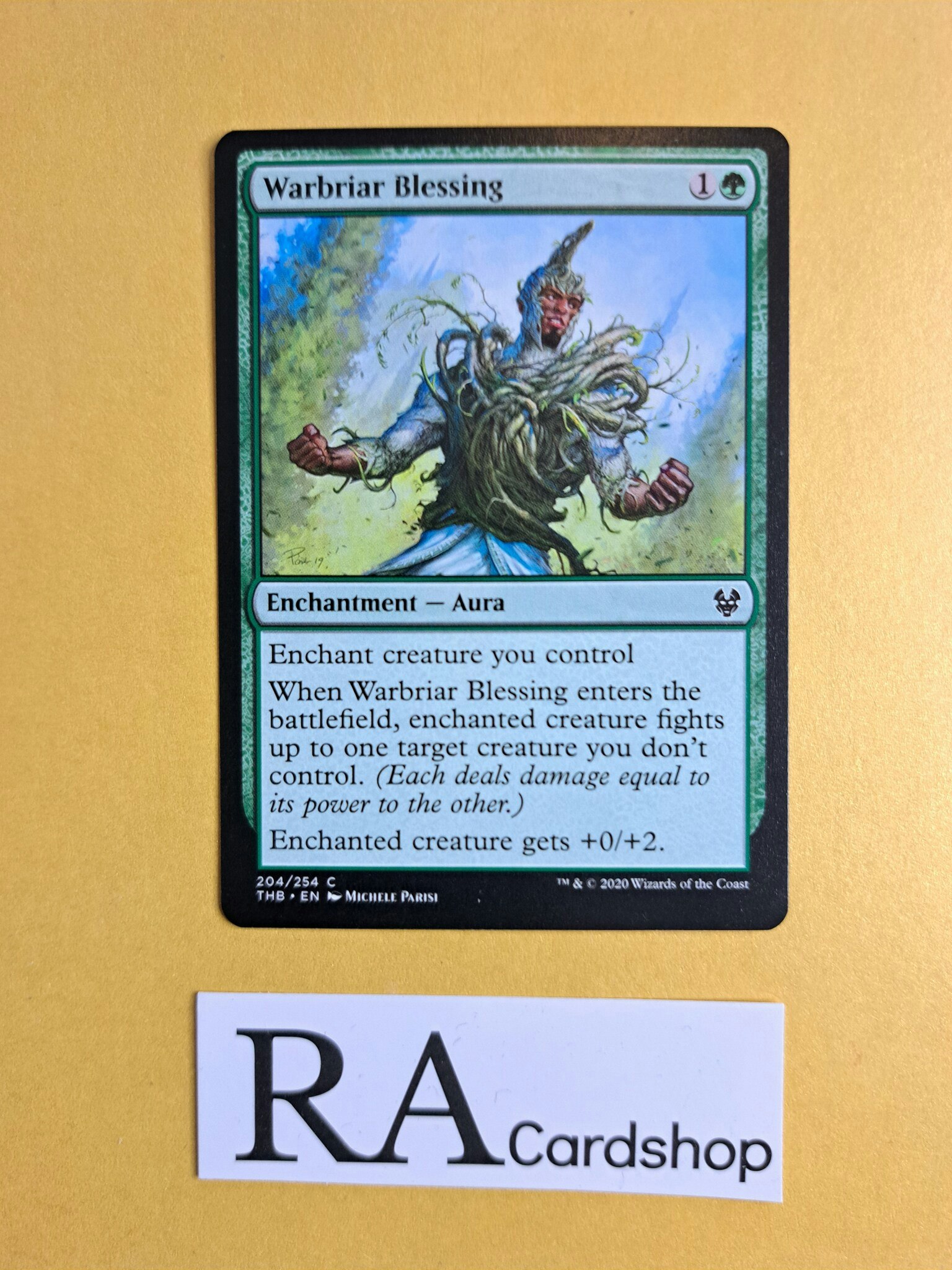 Warbriar Blessing Common 204/254 Theros Beyond Death Magic the Gathering