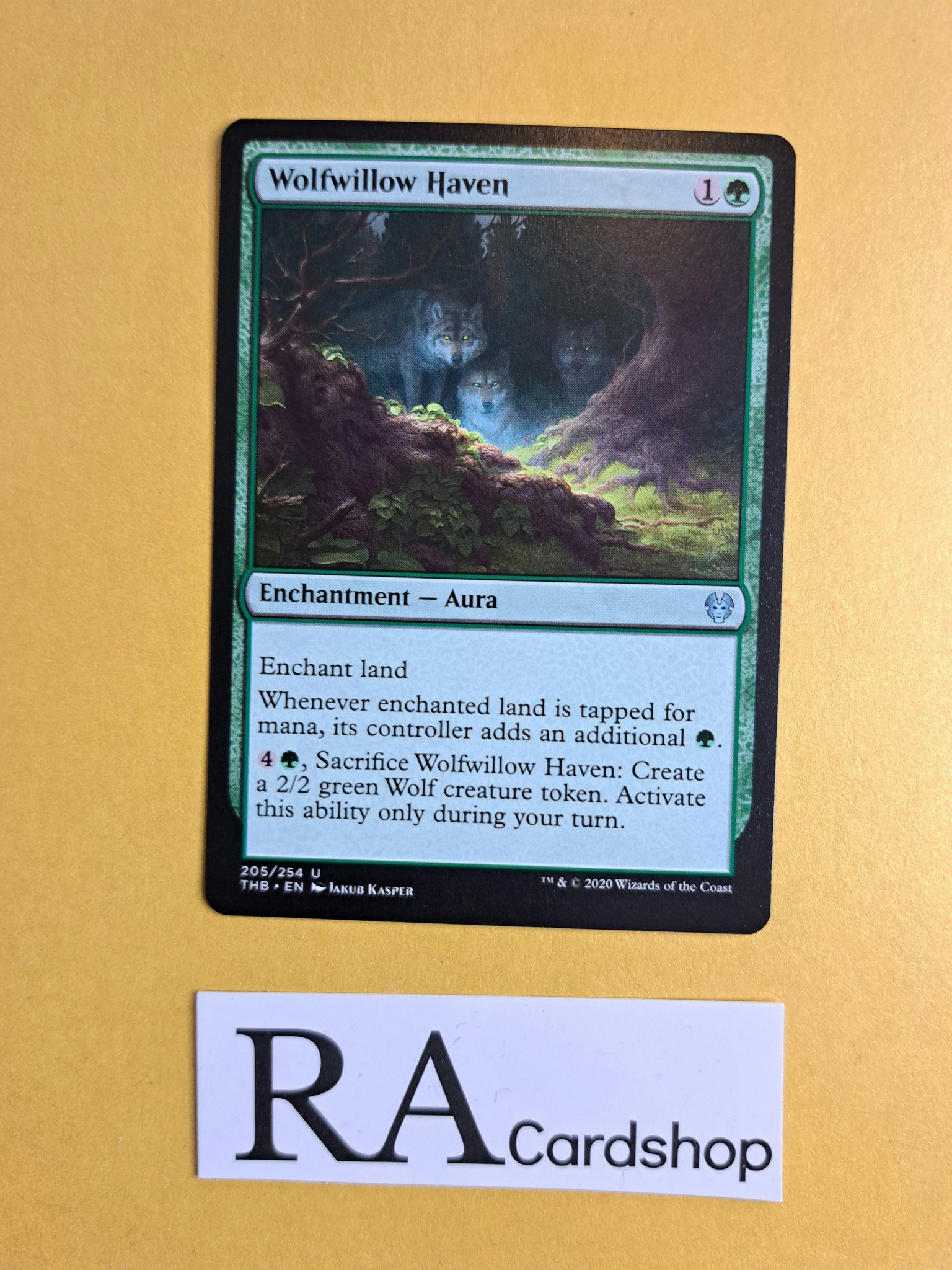 Wolfwillow Haven Uncommon 205/254 Theros Beyond Death Magic the Gathering