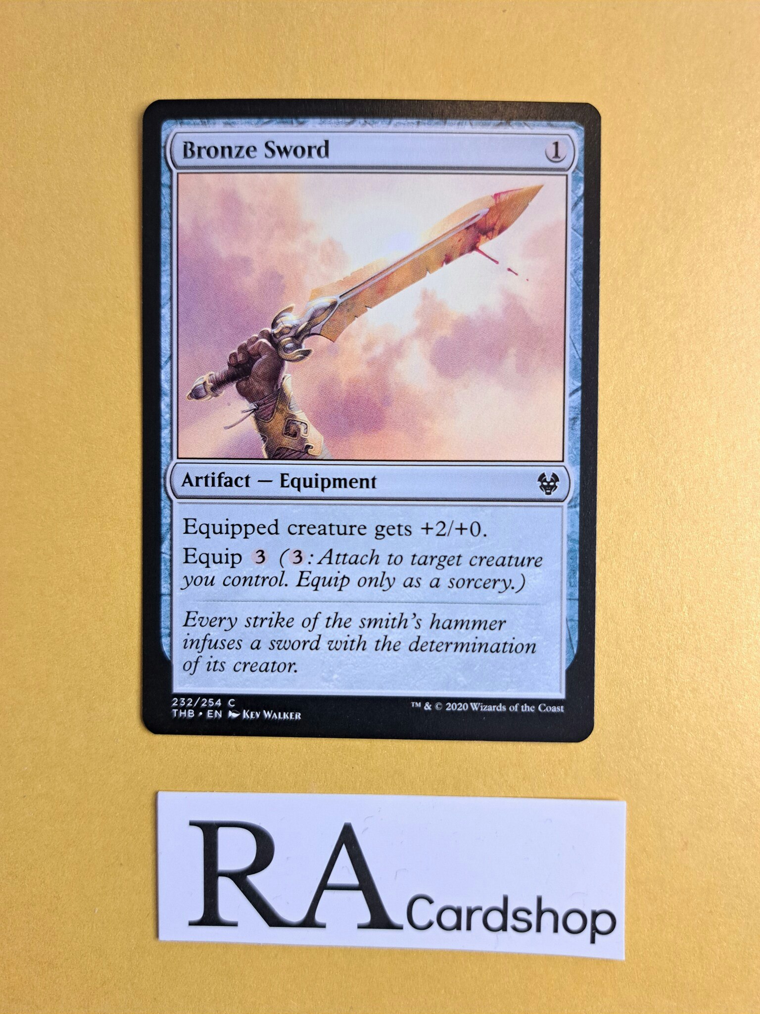 Bronze Sword Common 232/254 Theros Beyond Death (THB) Magic the Gathering