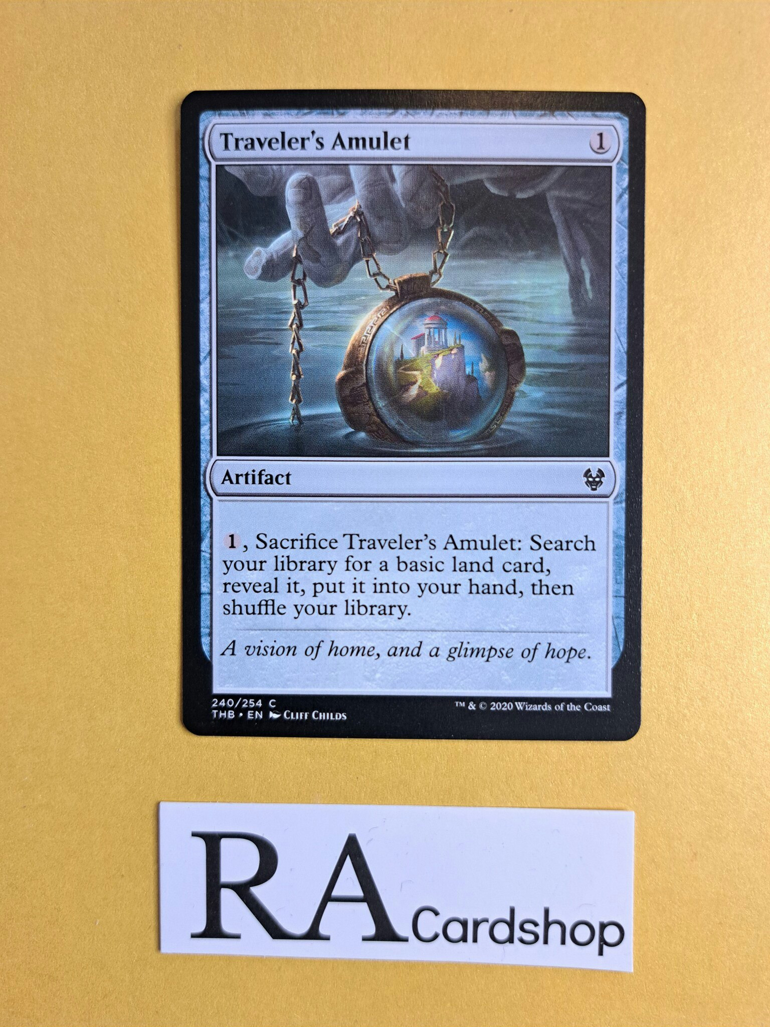 Travelers Amulet Common 240/254 Theros Beyond Death (THB) Magic the Gathering