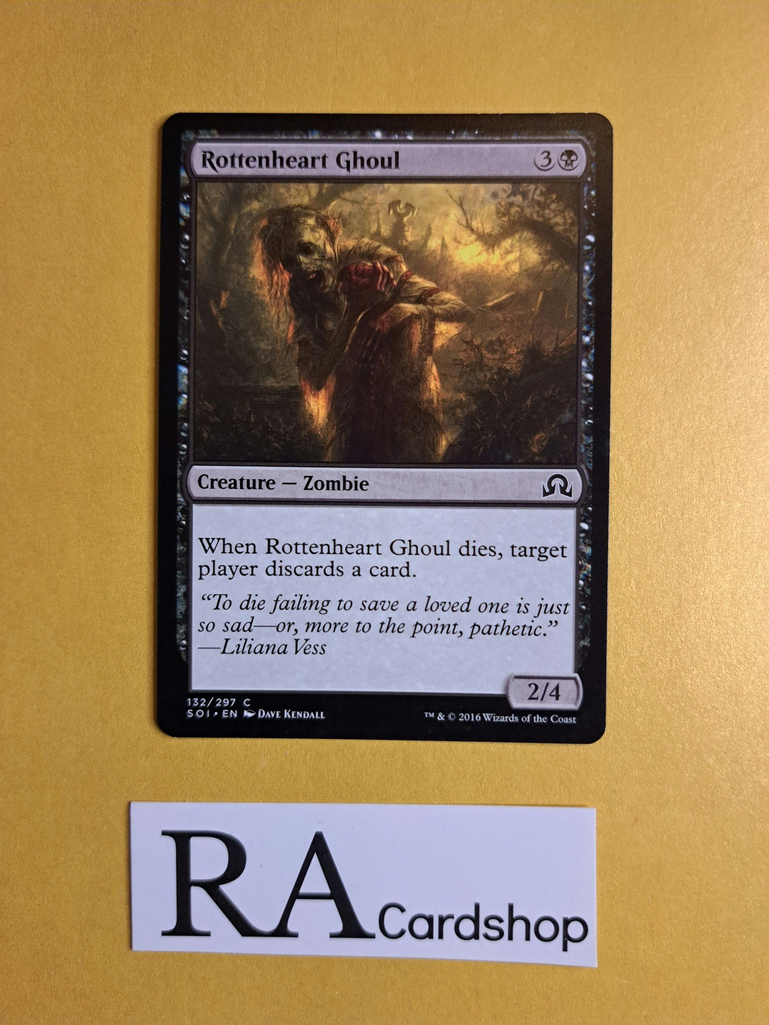 Rottenheart Ghoul Common 132/297 Shadows Over Innistrad Magic the Gathering