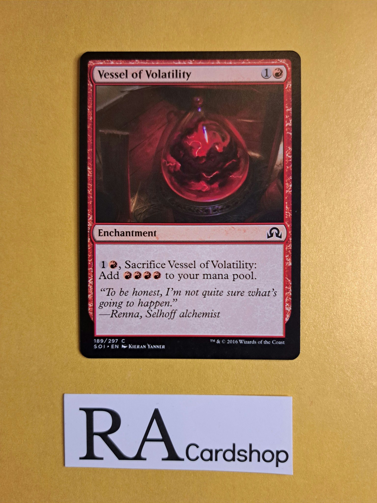 Vessel of Volatility Common 189/297 Shadows Over Innistrad Magic the Gathering