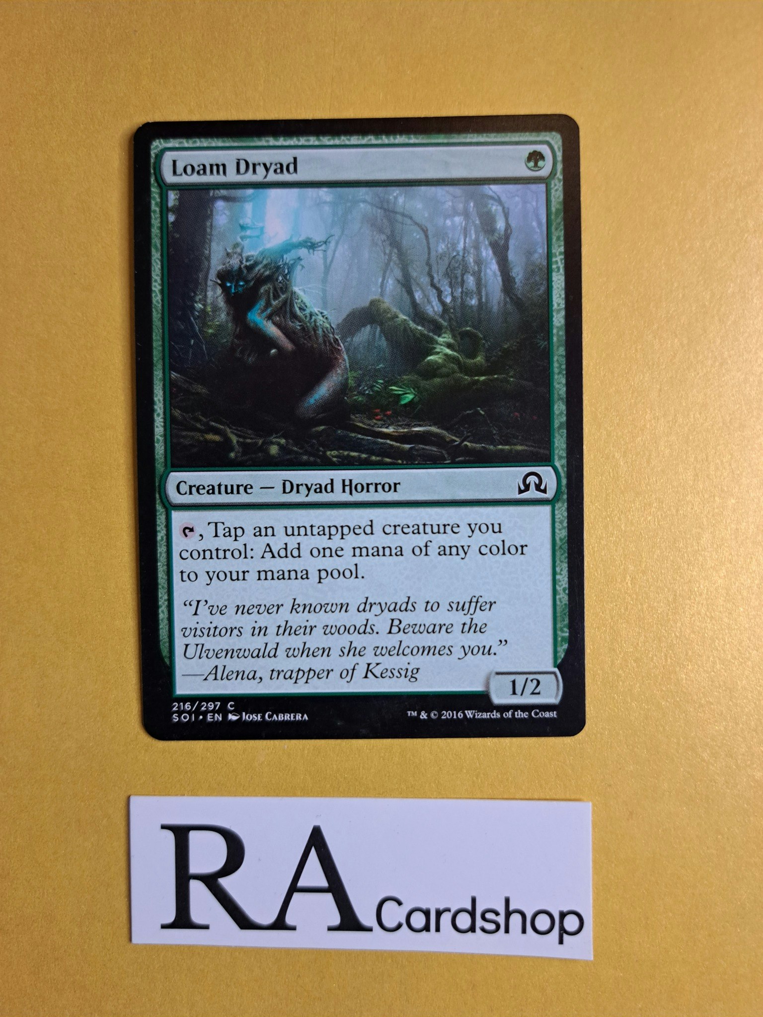 Loam Dryad Common 216/297 Shadows Over Innistrad Magic the Gathering