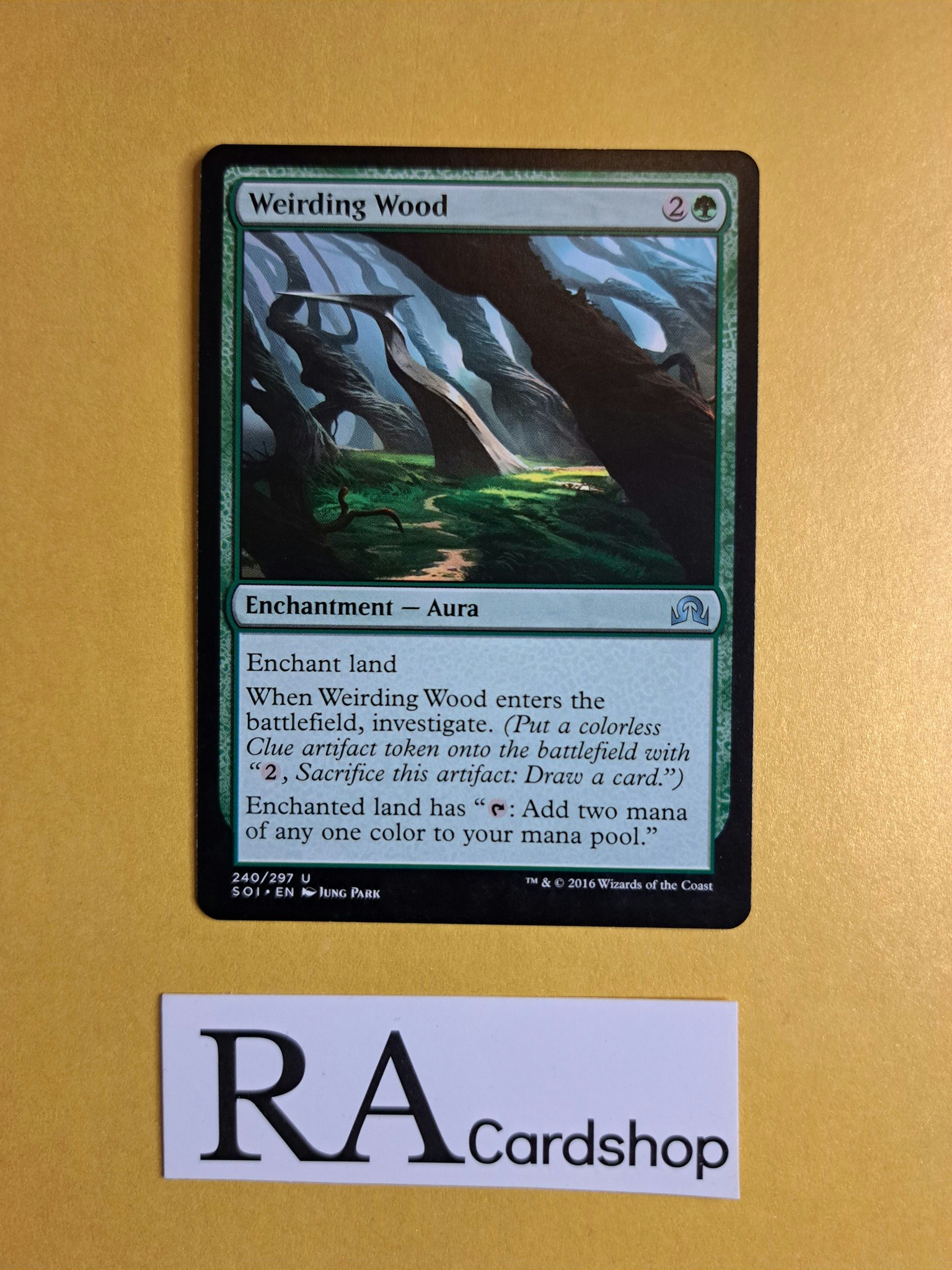 Weirding Wood Uncommon 240/297 Shadows Over Innistrad (SOI) Magic the Gathering
