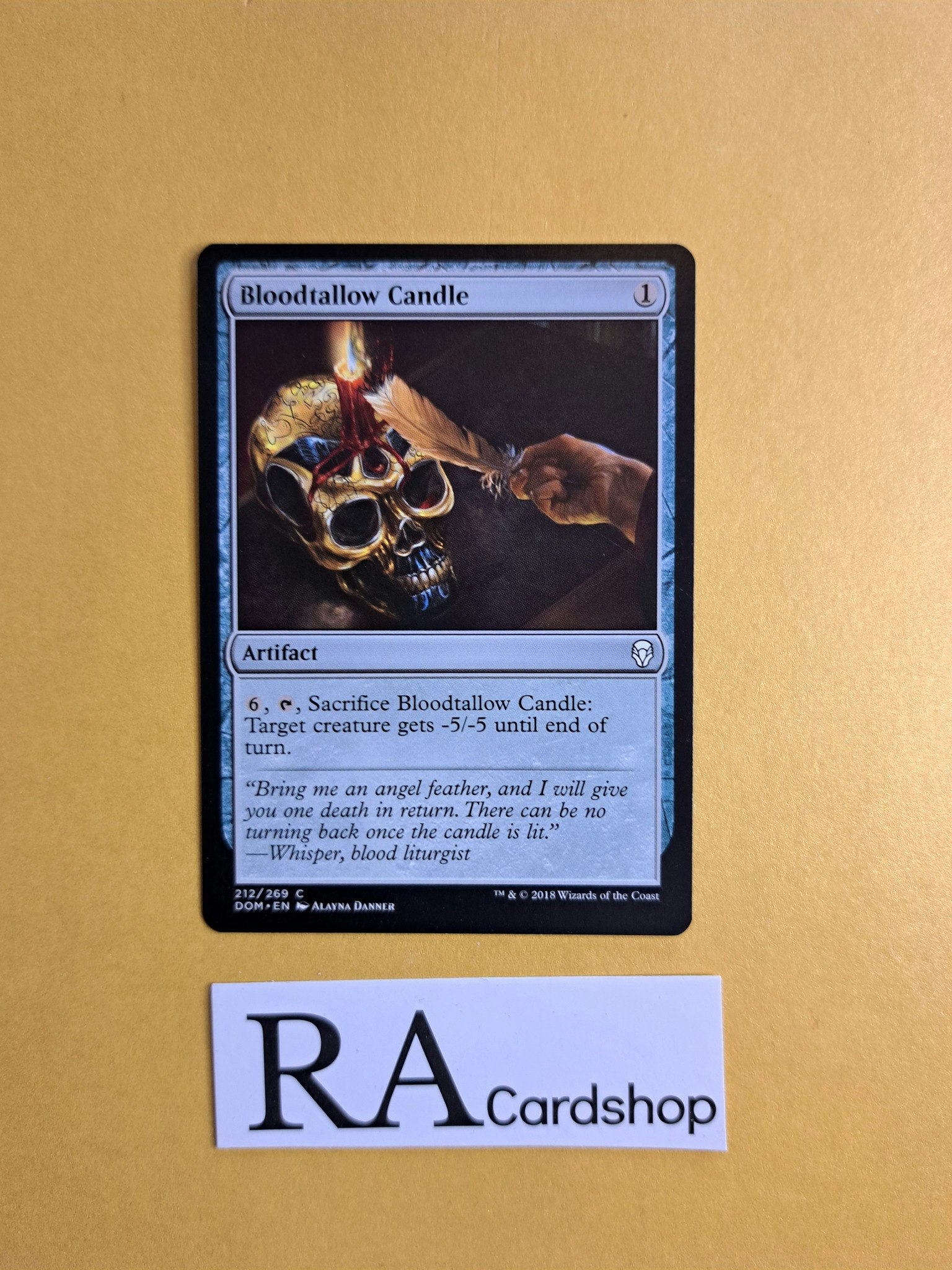 Bloodtallow Candle Common 212/269 Dominaria (DOM) Magic the Gathering