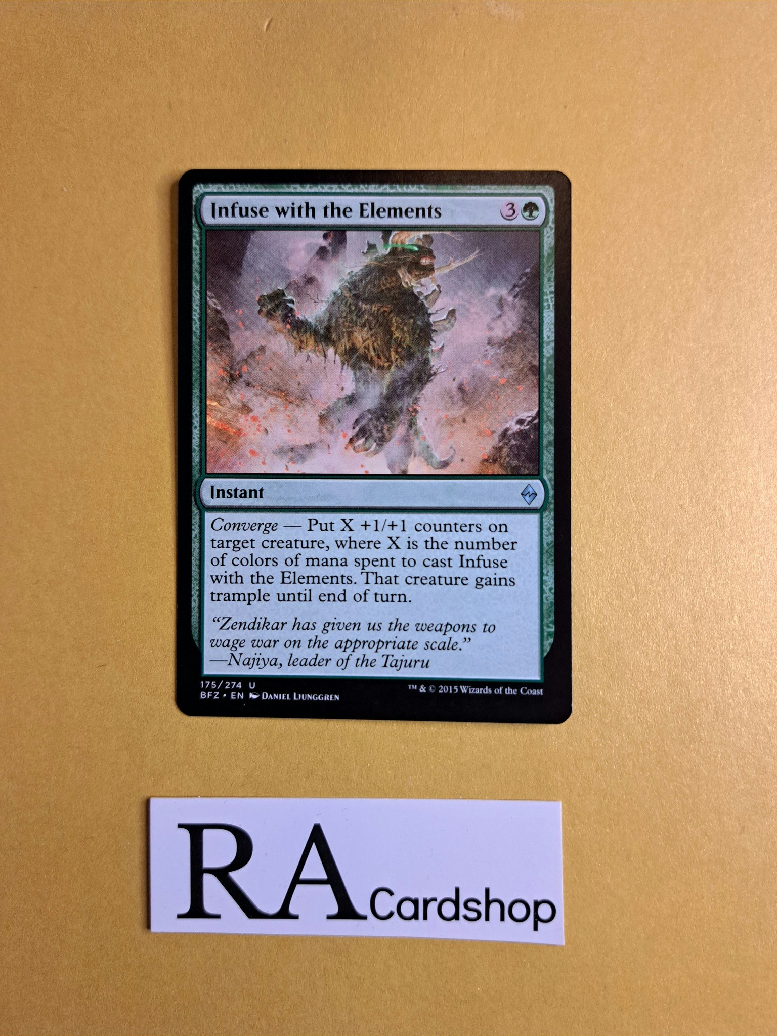 Infuse with the Elements Uncommon 175/274 Battle for Zendikar (BFZ) Magic the Gathering