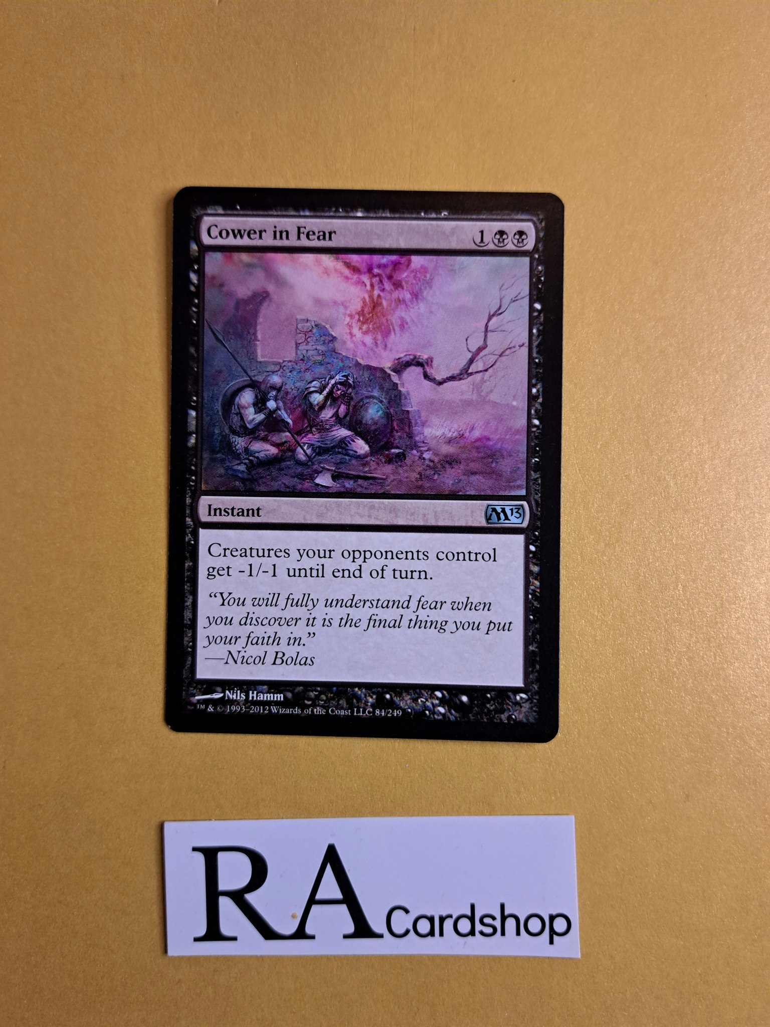 Cower in Fear Uncommon 84/249 Core 2013 (M13) Magic the Gathering