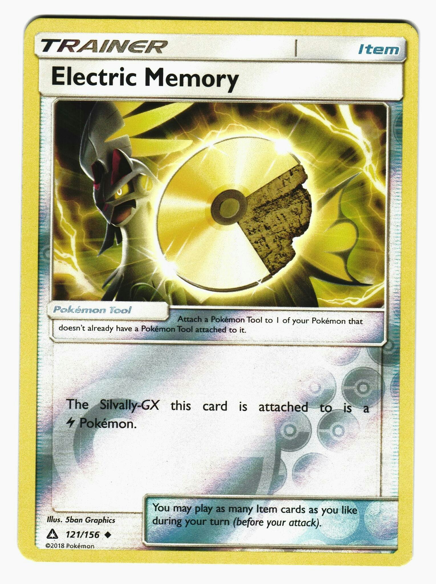 Electric Memory Uncommon Reverse Holo 121/156 Ultra Prism Pokemon