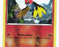 Fletchinder Reverse Holo Uncommon 17/106 XY Flashfire Pokemon