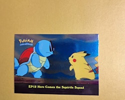 Topps Tv Animation Edition EP12 Pokemon Here Comes the Squirtle Squad Foil