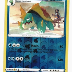 Drednaw Reverse Holo Rare 039/185 Vivid Voltage Pokemon