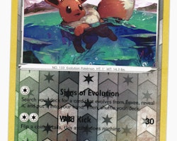 Eevee Reverse Holo Common 052/072 Shining Fates Pokemon