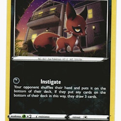 Nickit Reverse Holo Common 125/202 Sword & Shield Pokemon