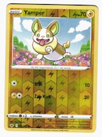 Yamper Reverse Holo Common 074/202 Sword & Shield Pokemon