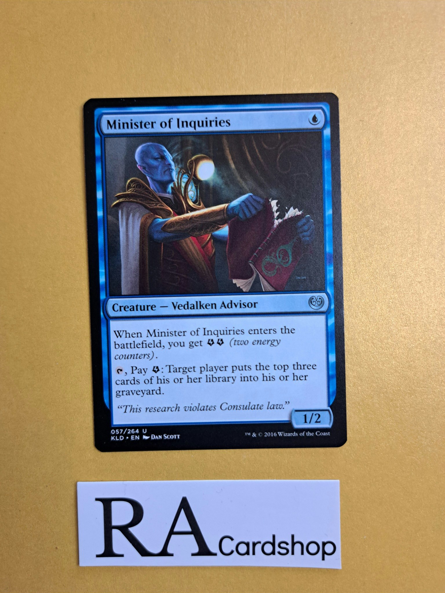 Minister of Inquiries Uncommon 057/264 Kaladesh (KLD) Magic the Gathering