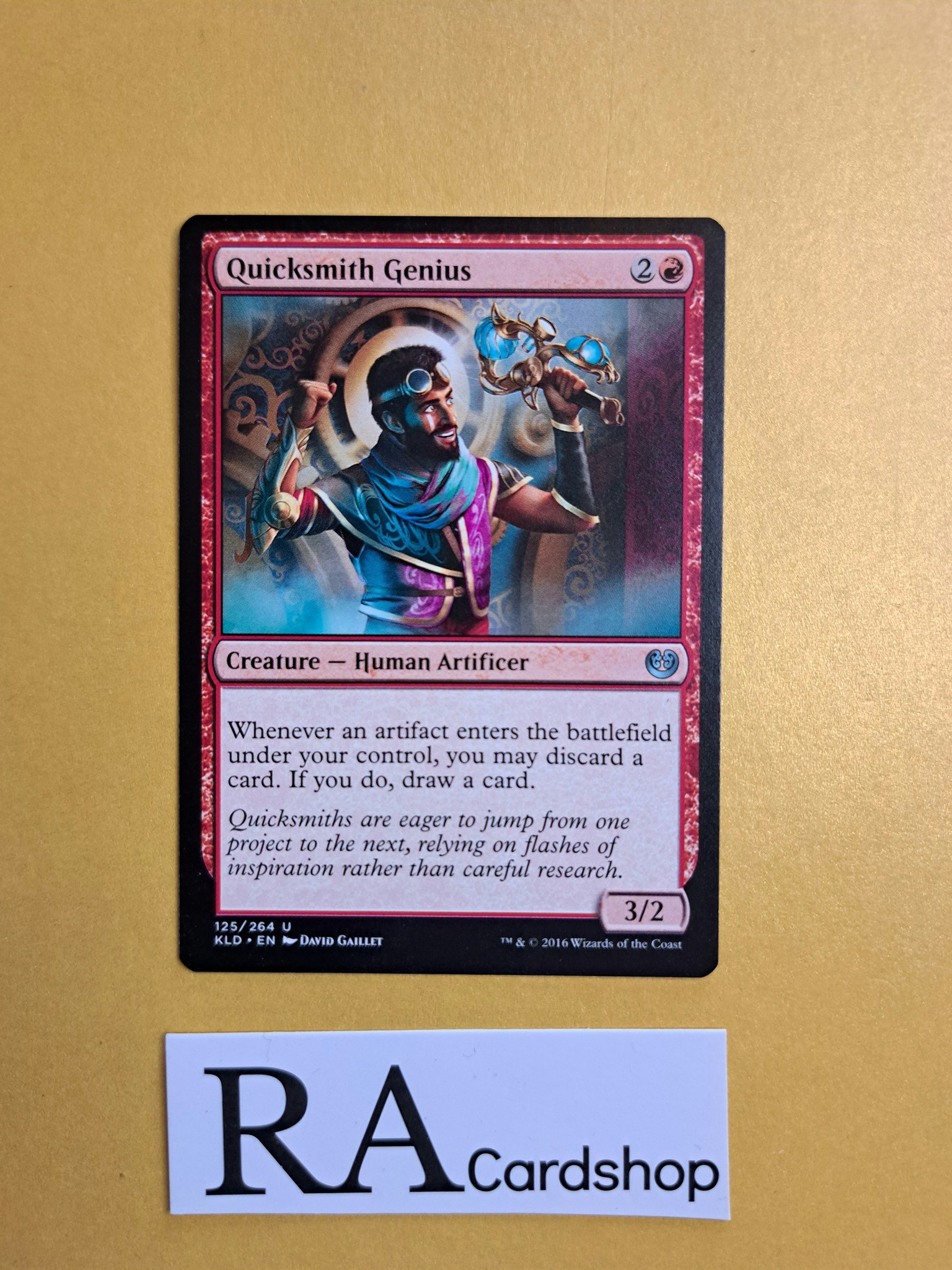 Quicksmith Genius Uncommon 125/264 Kaladesh (KLD) Magic the Gathering