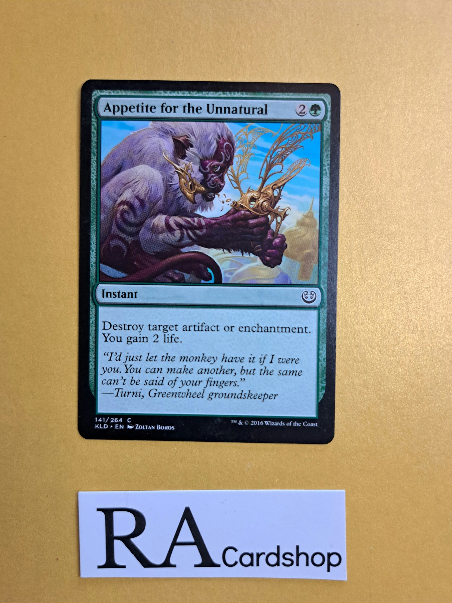 Appetite for the Unnatural Common 141/264 Kaladesh (KLD) Magic the Gathering
