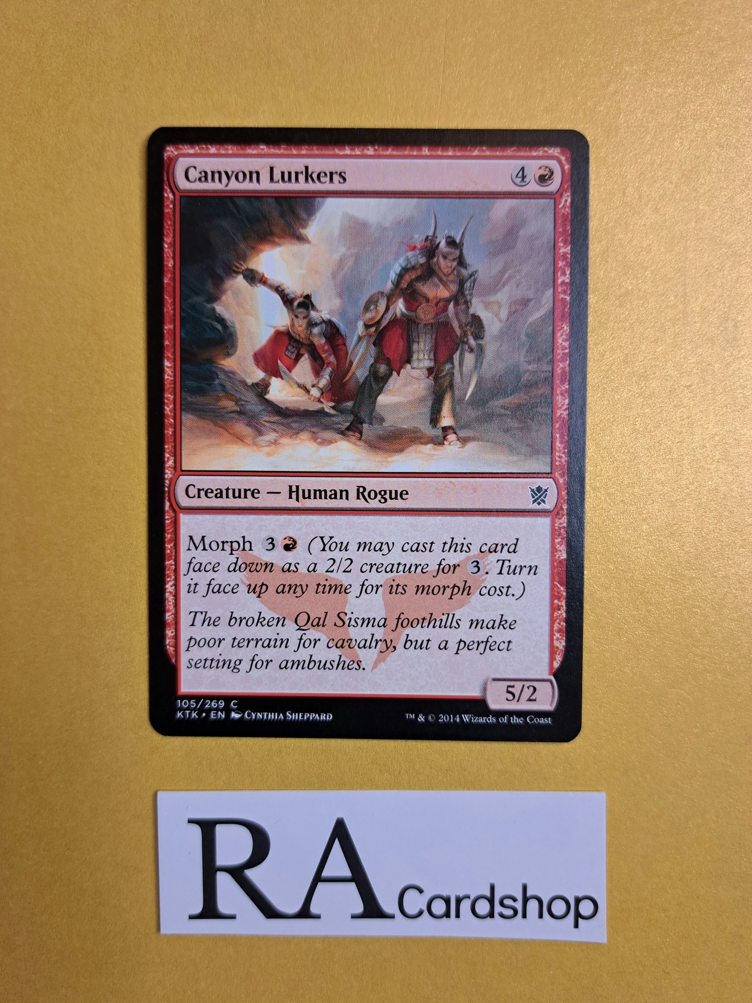 Canyon Lurkers Common 105/269 Khans of Tarkir (KTK) Magic the Gathering