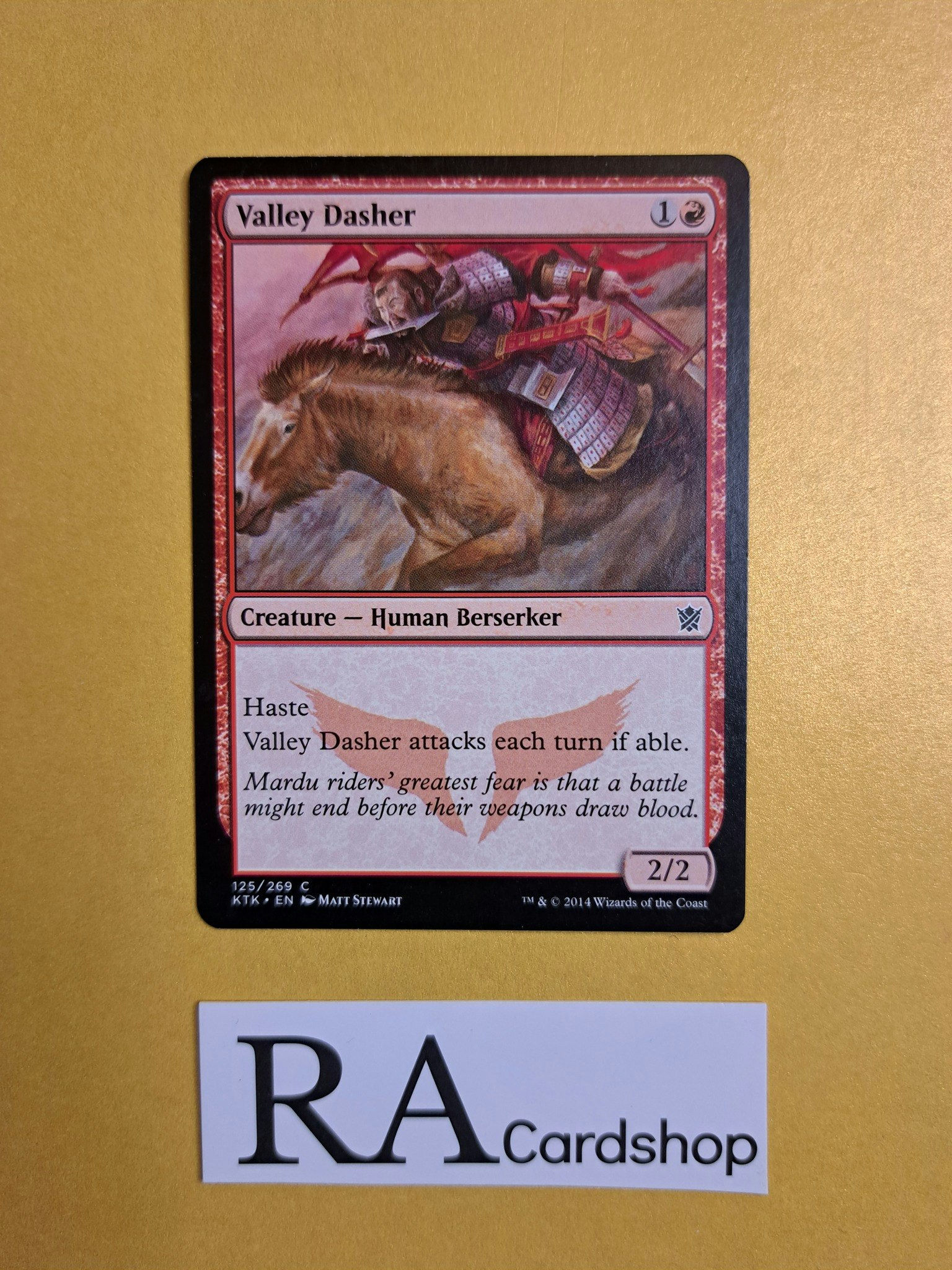 Valley Dasher Common 125/269 Khans of Tarkir (KTK) Magic the Gathering