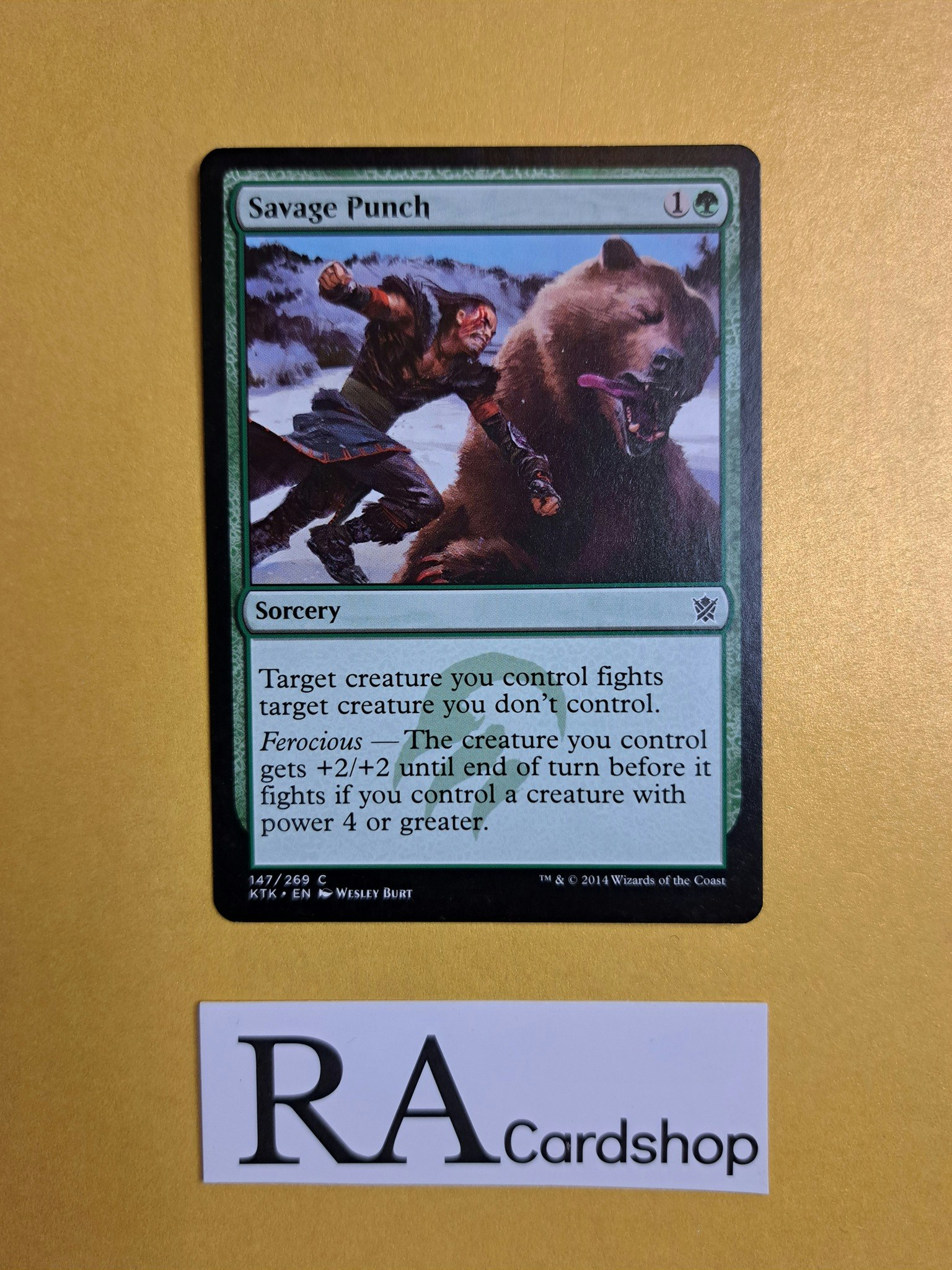 Savage Punch Common 147/269 Khans of Tarkir (KTK) Magic the Gathering